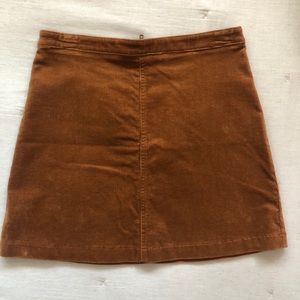 Corduroy Mini Skirt
